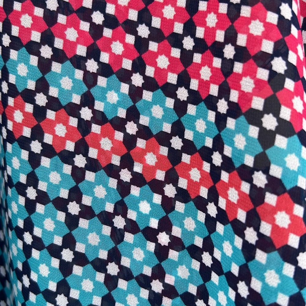 NWT Tommy Bahama Pool Tile V Neck Tunic Swim Coverup Beach Pool Sz Small/Medium - Picture 3 of 9